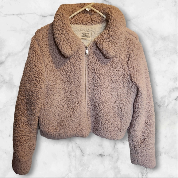 Ashley By 26 International Jackets & Blazers - Ashley By 26 International Teddy Jacket in Light Pink- Size Medium
